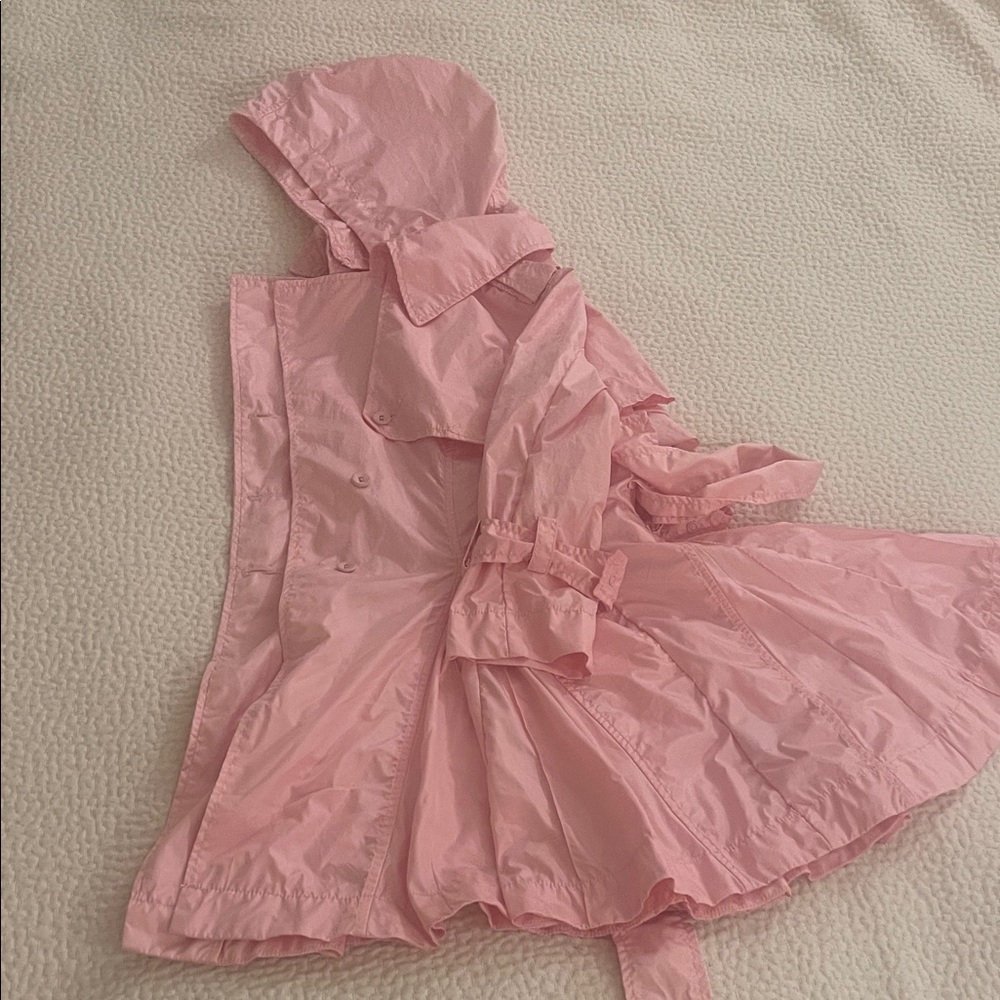 Eliana et Lena Pink Hooded Kids Dress
